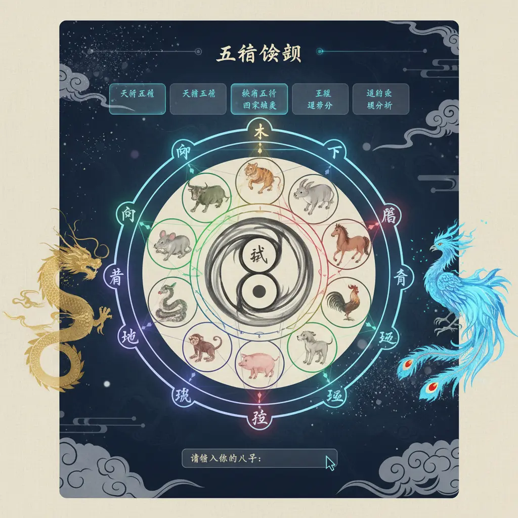 五行查詢 - 天干地支