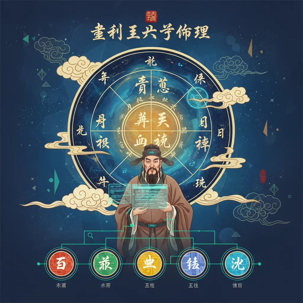 韋千里八字 - 八字命盤